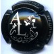 LITTIERE ALAIN 07d Noir et argent, initiales