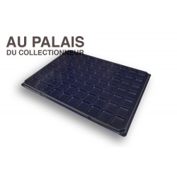 .Plateau 70 cases noir matière recyclée X1 LOT N°M105