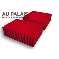 .Plateaux feutrine (carrées)X100 LOT N°M12