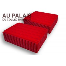 .Plateaux feutrine (rondes)X100 LOT N°M21
