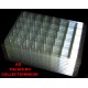.Nouveaux plateaux transparents alvéoles carrées avec couvercles x10 LOT N° M822