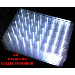 sans Couvercle - 10 Box/collecteurs/Plateaux Plastique pour Rangement Capsules  Champagne / 40 Cases Rondes sans Couvercle : : Cuisine et Maison