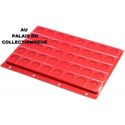 .Intercalaire x1 rouge pour pièces de 2 euros pour classeur standard FESR1