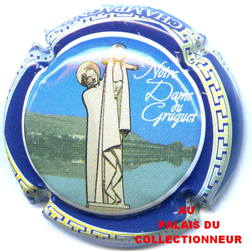 Capsule de Champagne MASSIF DE SAINT THIERRY 8. contour blanc 
