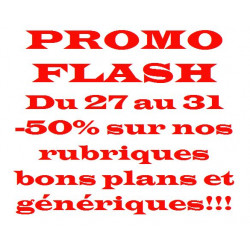 .. Promo flash bons plans et génériques -50%