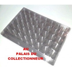 .Plateaux feutrine rouge + couvercles perforés pour classeur standard x5 FTR5