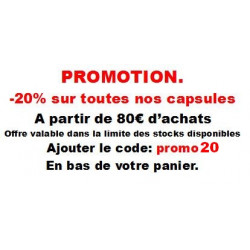 .. PROMOTION PRINTEMPS -20% sur toutes nos capsules