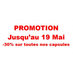 .. Promotion -30% sur toutes nos capsules