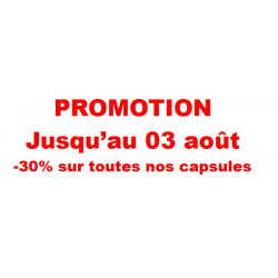 .. Promotion -30% sur toutes nos capsules