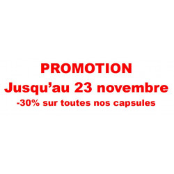 .. Promotion -30% sur toutes nos capsules