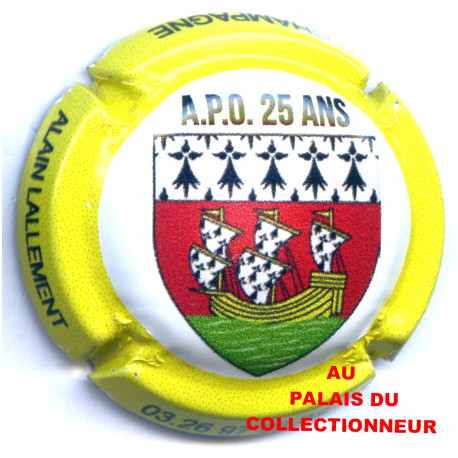LALLEMENT ALAIN 13a LOT N°24316