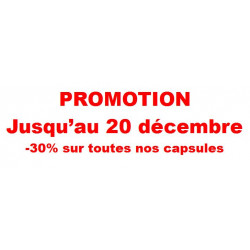 .. Promotion -30% sur toutes nos capsules