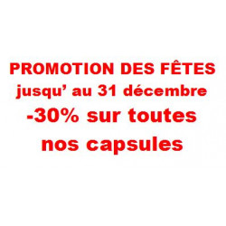 .. Promotion -30% sur toutes nos capsules