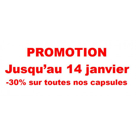 .. Promotion -30% sur toutes nos capsules