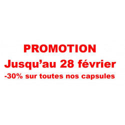 .. Promotion -30% sur toutes nos capsules