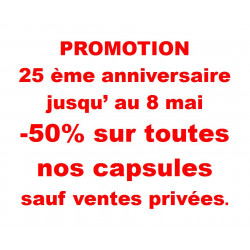 .. Promotion -30% sur toutes nos capsules