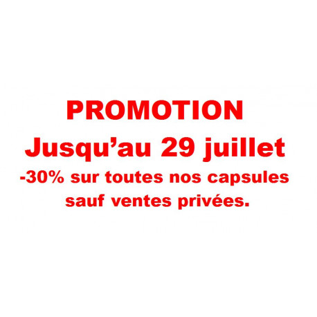 .. Promotion -30% sur toutes nos capsules