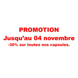 .. Promotion -30% sur toutes nos capsules
