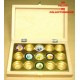 .COFFRET BOIS 15 CASES LOT N°M93