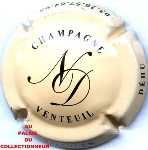 capsule champagne NIZIOLEK DEHU n°3c saumon et noir 